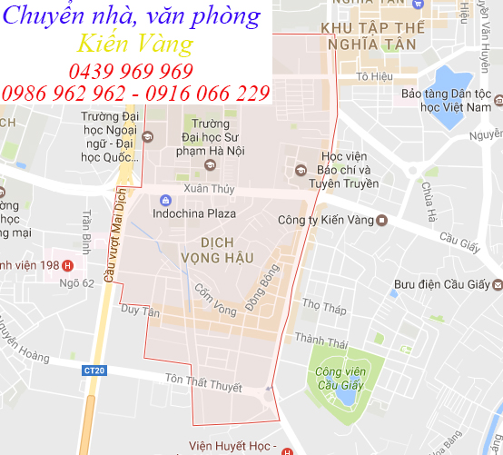 Chuyển nhà, văn phòng tại phường Dịch Vọng Hậu chuyên nghiệp