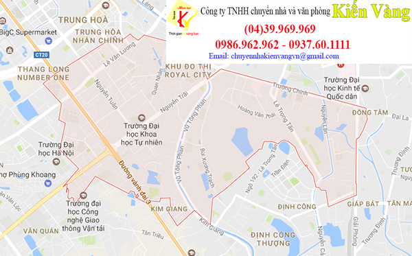 Dịch vụ chuyển văn phòng tại quận Thanh Xuân